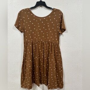 Brown heart OlD Navy Girl Dress XXL